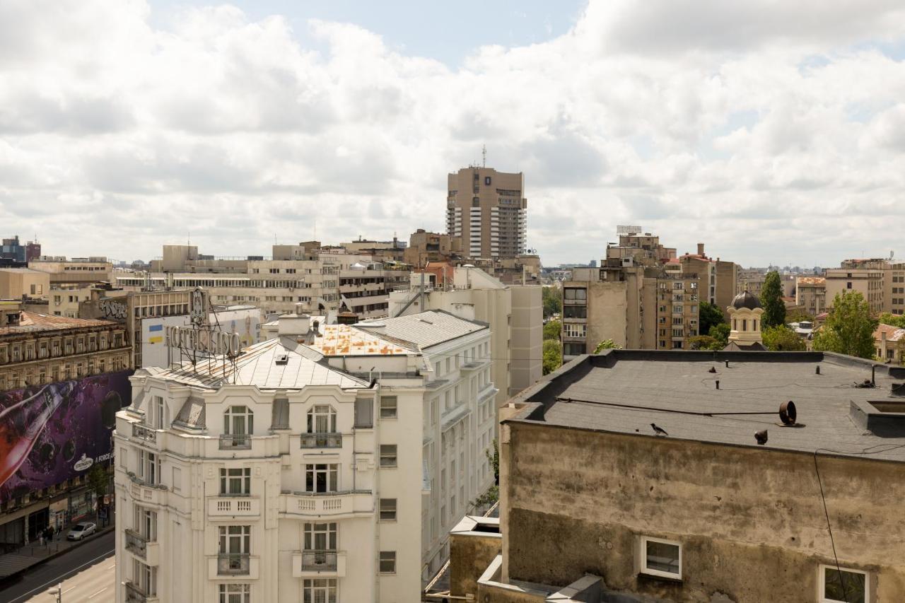 Metropole Apartments Panoramic Ateneum Bukares Bagian luar foto